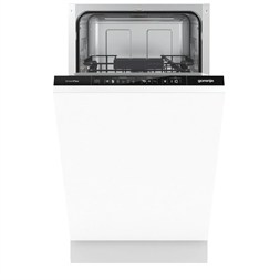Gorenje GV541D10 fehér, programok száma: 5, keskeny beépíthető, 9 terítékes mosogatógép 