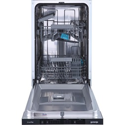 Gorenje GV541D10 fehér, programok száma: 5, keskeny beépíthető, 9 terítékes mosogatógép 