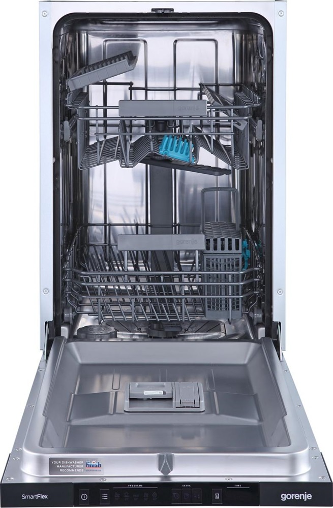 Gorenje GV541D10 programok száma: 5, keskeny beépíthető, 9 terítékes mosogatógép 