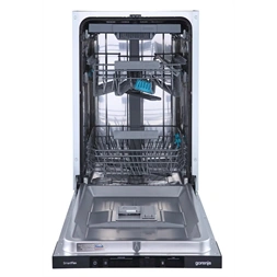 Gorenje GV543D15 fehér, beépíthető, keskeny, teljesen integrált, 45 cm, 10 terítékes, mosogatógép