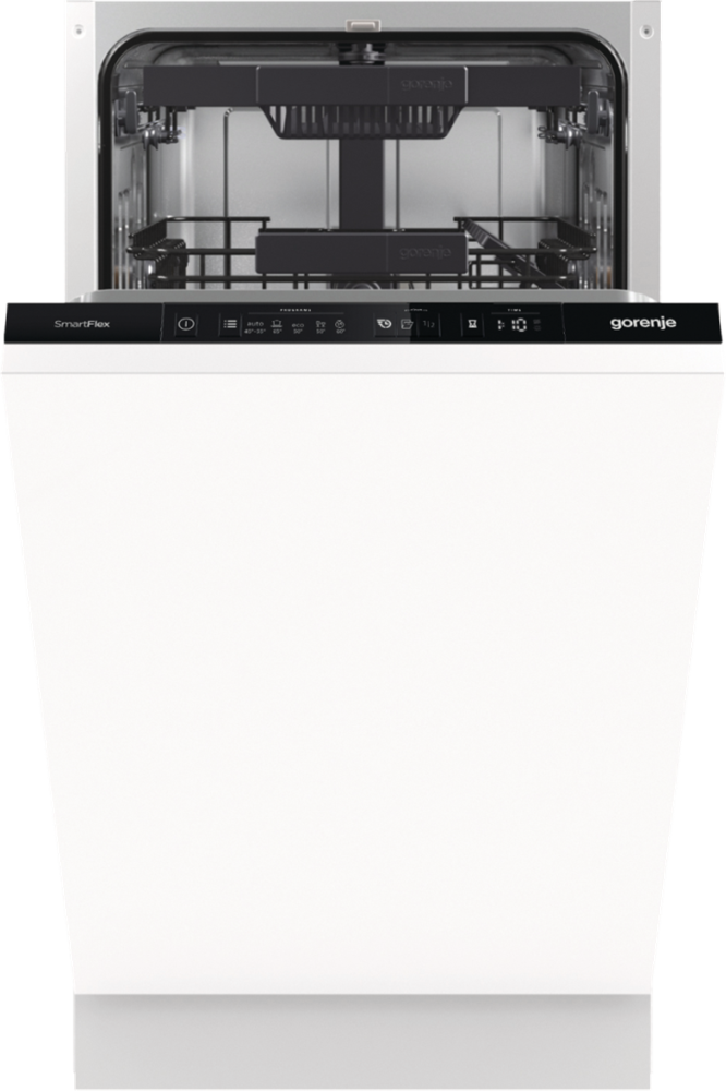 Gorenje GV561D10 programok száma: 5, keskeny beépíthető, 11 terítékes mosogatógép 