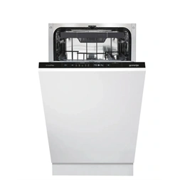 Gorenje GV573B15 fehér, beépíthető, keskeny, teljesen integrált, 45 cm, 10 terítékes, mosogatógép
