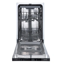 Gorenje GV573B15 fehér, beépíthető, keskeny, teljesen integrált, 45 cm, 10 terítékes, mosogatógép