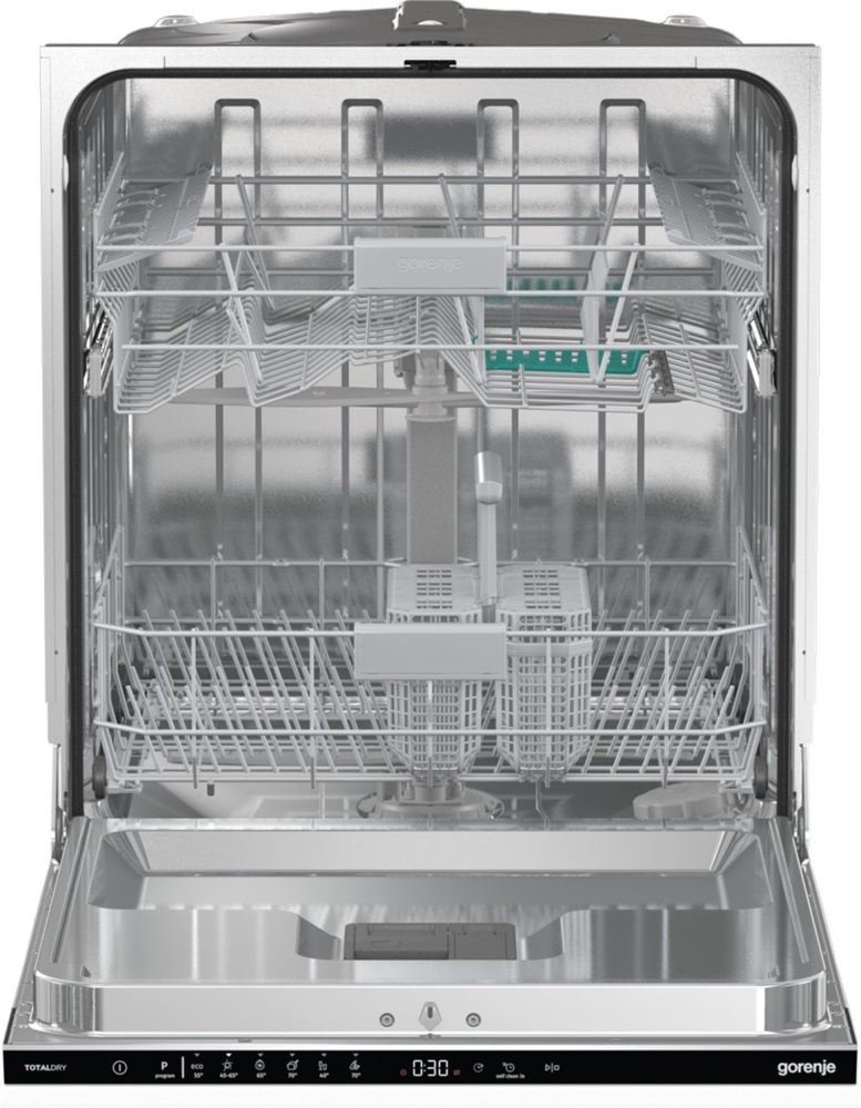 Gorenje GV642D61 programok száma: 6, beépíthető, 14 terítékes mosogatógép 