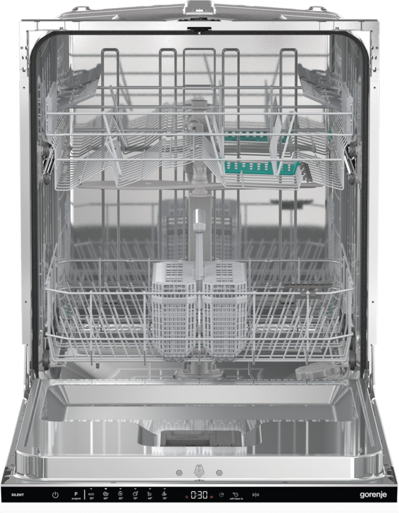 Gorenje GV642E90 programok száma: 6, beépíthető, 13 terítékes mosogatógép 