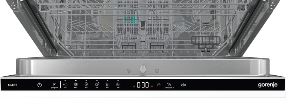Gorenje GV642E90 programok száma: 6, beépíthető, 13 terítékes mosogatógép 