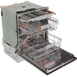 Gorenje GV663B66 fekete, programok száma: 8, beépíthető, 16 terítékes mosogatógép 