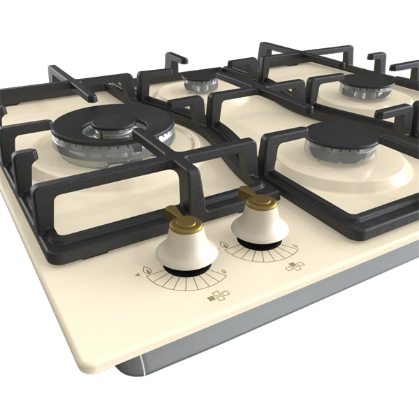 Gorenje GW6D42CLI elefántcsontszín, beépíthető, gáz, főzőzóna:4, beépíthető méret:56cm, főzőlap