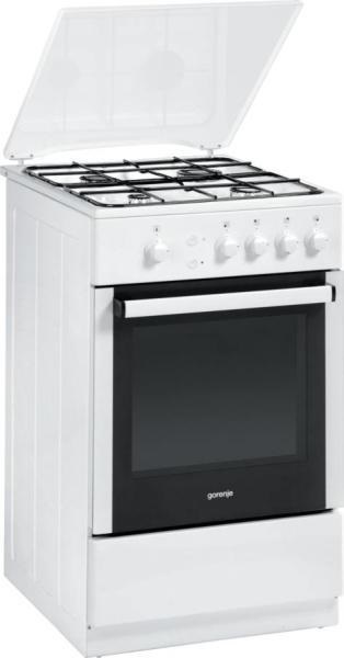 Gorenje G 5113 WJ fehér, szabadonálló, gáz, főzőzóna: 4, sütő:71L, tűzhely