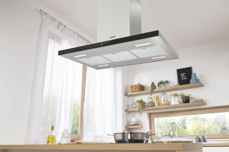 Gorenje IHT943E6XGB inox, mennyezeti, méret:90cm, zajszint:70dB, páraelszívó