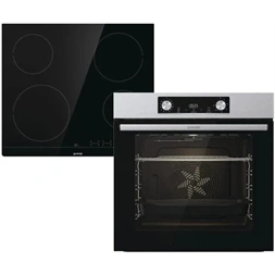 Gorenje JumpSet BO6737E02X + ECT41SC beépíthető sütő-főzőlap szett