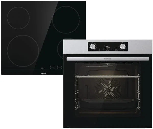 Gorenje JumpSet BO6737E02X + ECT41SC beépíthető sütő-főzőlap szett