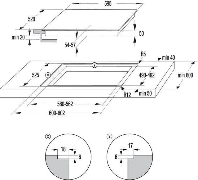 Gorenje JumpSet BO6737E02X + ECT41SC beépíthető sütő-főzőlap szett