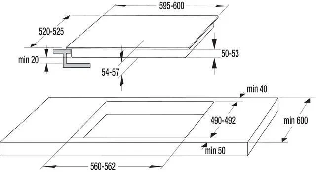 Gorenje JumpSet BO6737E02X + ECT41SC beépíthető sütő-főzőlap szett