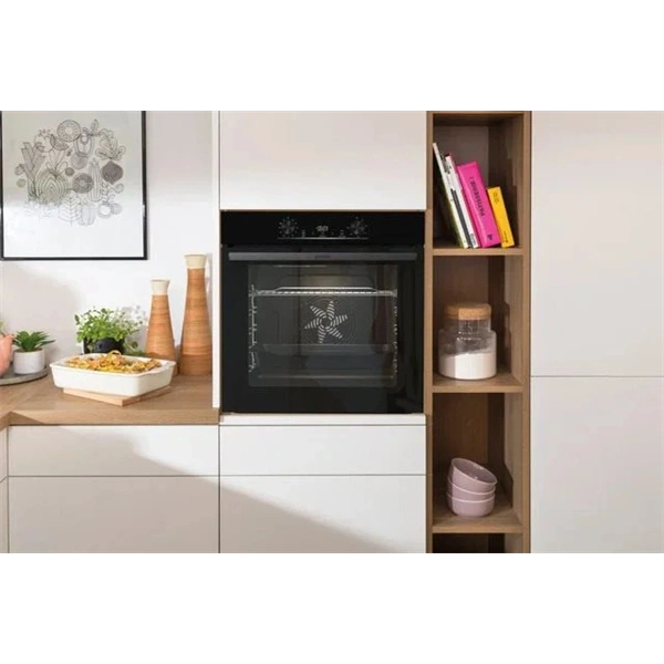 Gorenje JumpSet GBB fekete, BO6735E02BK / ECT641BSC sütő + főzőlap szett