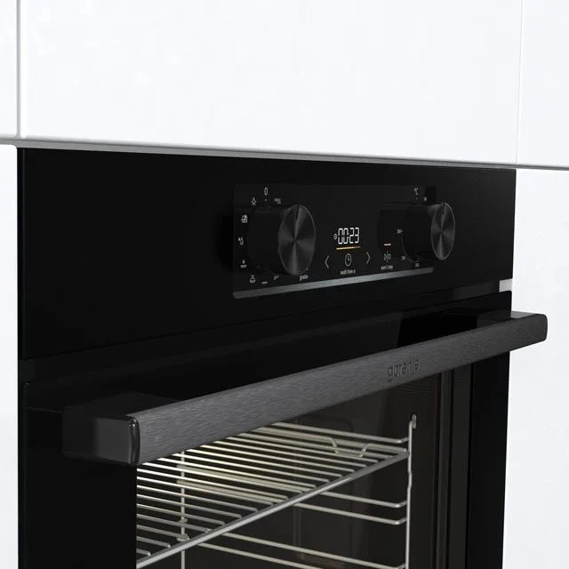 Gorenje JumpSet GBB fekete, BO6735E02BK / ECT641BSC sütő + főzőlap szett