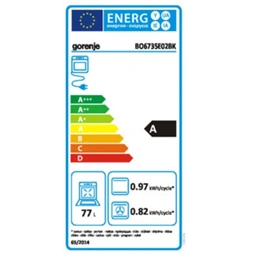 Gorenje JumpSet GBB fekete, BO6735E02BK / ECT641BSC sütő + főzőlap szett