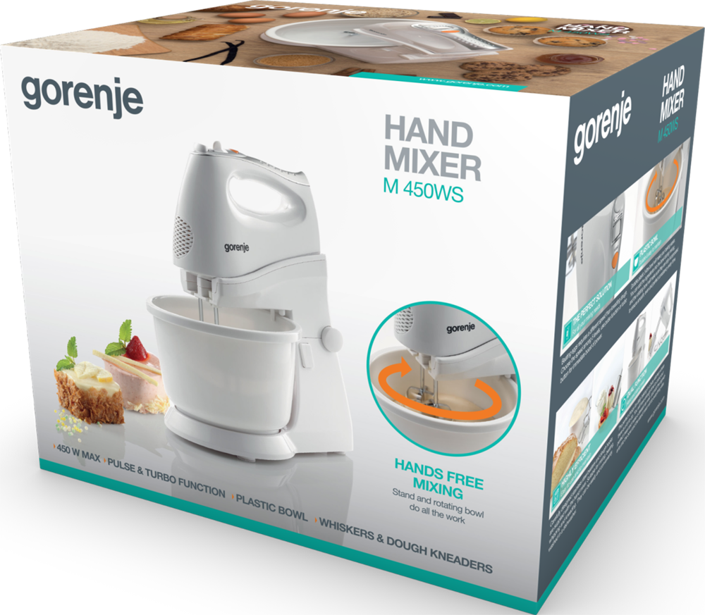Gorenje M450WS fehér tálas mixer