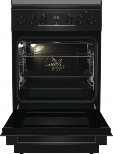 Gorenje MEKS5141BM fekete, szabadonálló, gáz, kombinált, főzőzóna: 4, sütő:70L, grill, tűzhely