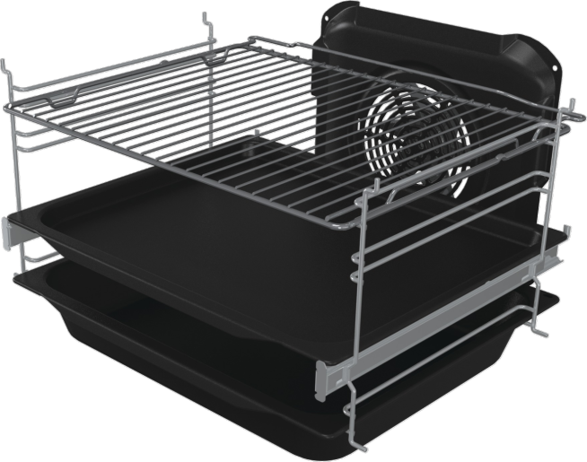 Gorenje MEKS5141BM fekete, szabadonálló, gáz, kombinált, főzőzóna: 4, sütő:70L, grill, tűzhely