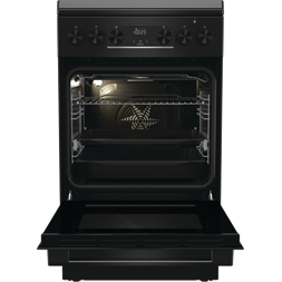 Gorenje MEKS5141BM fekete, szabadonálló, gáz, kombinált, főzőzóna: 4, sütő:70L, grill, tűzhely