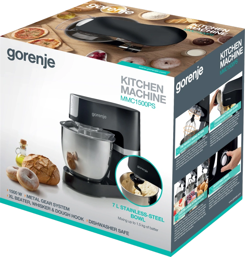 Gorenje MMC1500PS fekete konyhai robotgép