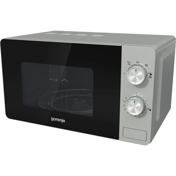 Gorenje MO17E1S 700W 17L ezüst mikrohullámú sütő
