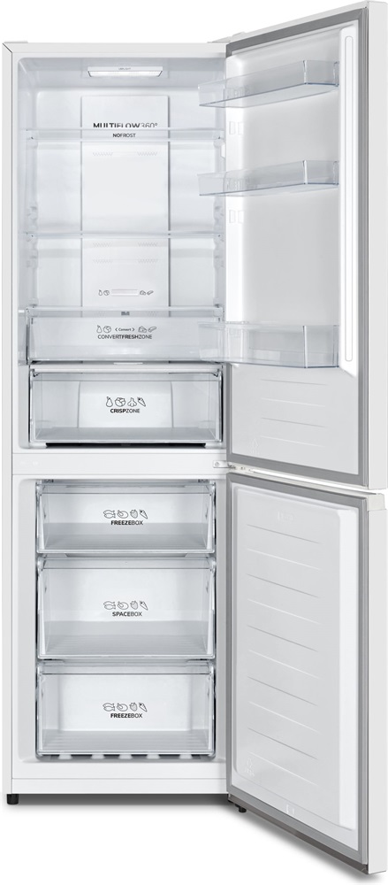 Gorenje N619EAW4 fehér, alulfagyasztós, Hűtő:207L, Fagyasztó:97L, No frost Plus hűtőszekrény