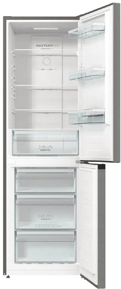 Gorenje N61EA2XL4 inox, alulfagyasztós, Hűtő:204L, Fagyasztó:96L, No frost Plus hűtőszekrény (Újszerű)