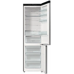 Gorenje NRB620C6X4WFE inox, alulfagyasztós, Hűtő: 253L, Fagyasztó:130L, hűtőszekrény