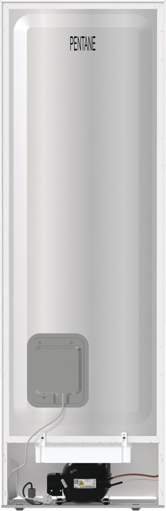 Gorenje NRK6191PW4 fehér, alulfagyasztós, Hűtő:204L, Fagyasztó:96L, No frost Plus hűtőszekrény