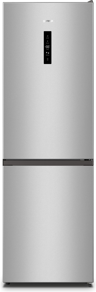 Gorenje NRK6192AS4 szürke, alulfagyasztós, Hűtő:207L, Fagyasztó:97L, No frost Plus hűtőszekrény