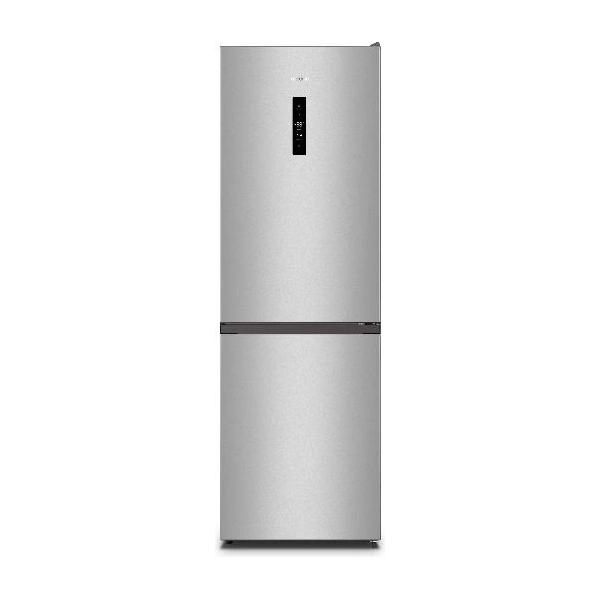 Gorenje NRK619CAXL4 inox, alulfagyasztós, Hűtő:207L, Fagyasztó:97L, hűtőszekrény