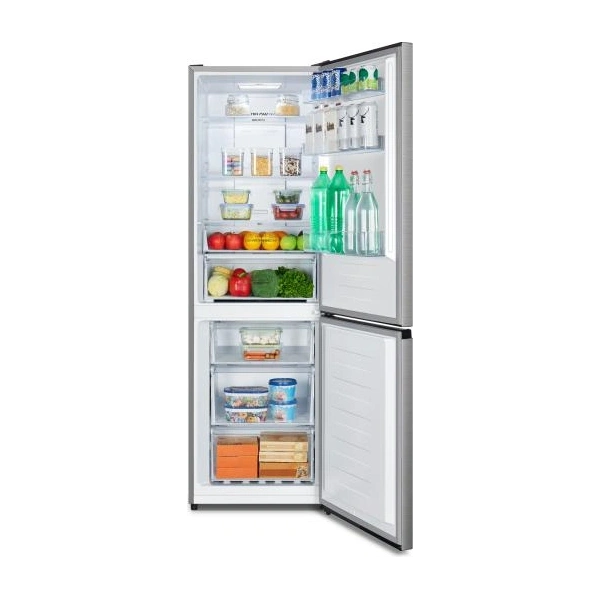 Gorenje NRK619CAXL4 inox, alulfagyasztós, Hűtő:207L, Fagyasztó:97L, hűtőszekrény