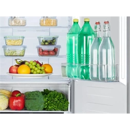 Gorenje NRK619D2XL4 inox, No Frost, alulfagyasztós, kombinált hűtőszekrény