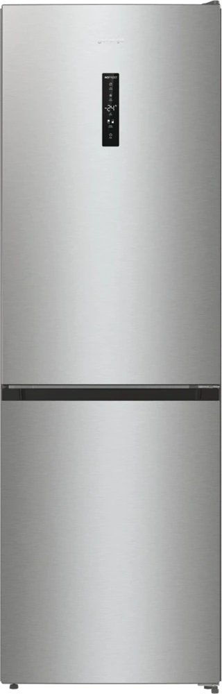 Gorenje NRK619DA2XL4 inox, alulfagyasztós, Hűtő:204L, Fagyasztó:96L, hűtőszekrény