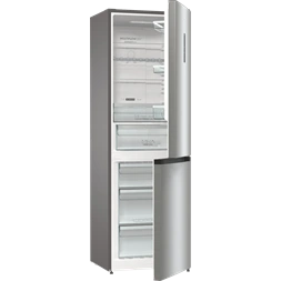 Gorenje NRK619DA2XL4 inox, alulfagyasztós, Hűtő:204L, Fagyasztó:96L, hűtőszekrény