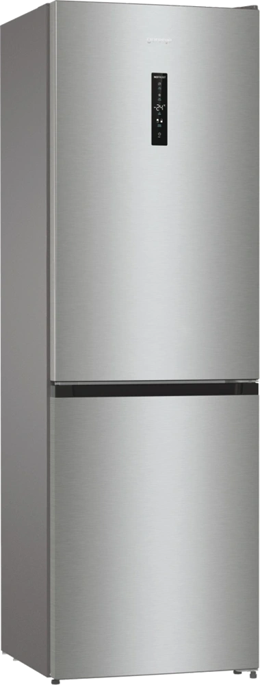 Gorenje NRK619DA2XL4 inox, alulfagyasztós, Hűtő:204L, Fagyasztó:96L, hűtőszekrény