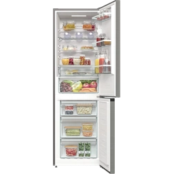 Gorenje NRK619DA2XL4 inox, alulfagyasztós, Hűtő:204L, Fagyasztó:96L, hűtőszekrény