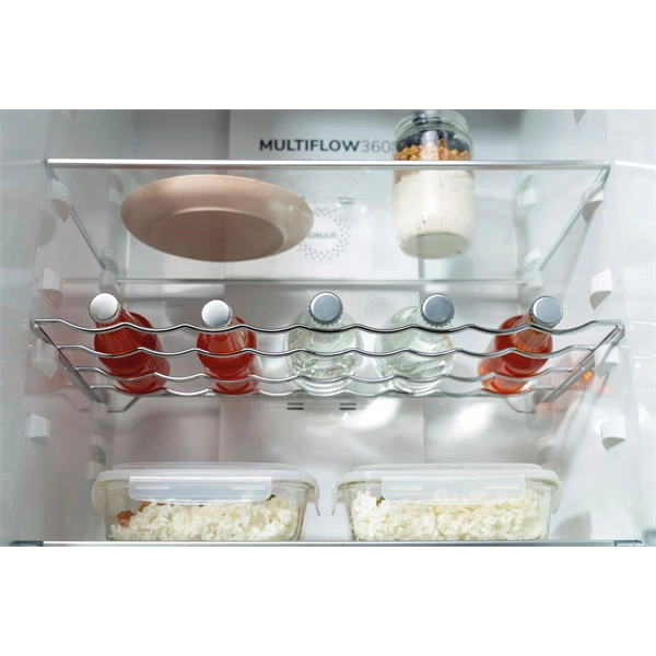 Gorenje NRK619DA2XL4 inox, alulfagyasztós, Hűtő:204L, Fagyasztó:96L, hűtőszekrény