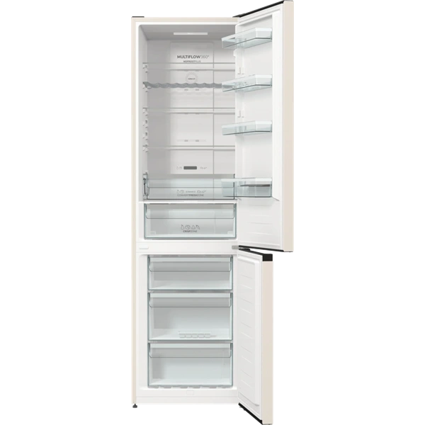 Gorenje NRK6202AC4 bézs, alulfagyasztós, Hűtő:236L, Fagyasztó:96L, hűtőszekrény