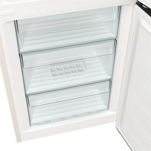 Gorenje NRK6202AC4 bézs, alulfagyasztós, Hűtő:236L, Fagyasztó:96L, hűtőszekrény