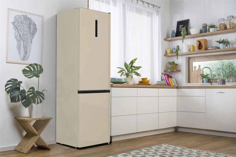 Gorenje NRK6202AC4 bézs, alulfagyasztós, Hűtő:236L, Fagyasztó:96L, hűtőszekrény