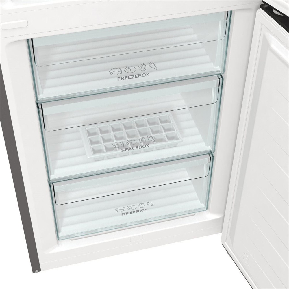 Gorenje NRK6202AXL4 alulfagyasztós, Hűtő:235L, Fagyasztó:96L, NoFrost Plus hűtőszekrény