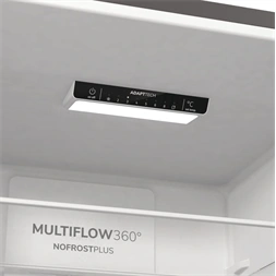 Gorenje NRK6202ES4 inox, alulfagyasztós, Hűtő:235L, Fagyasztó:96L, No frost Plus hűtőszekrény (Használt - B)