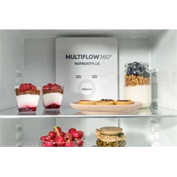 Gorenje NRK6202ES4 inox, alulfagyasztós, Hűtő:235L, Fagyasztó:96L, No frost Plus hűtőszekrény (Használt - B)