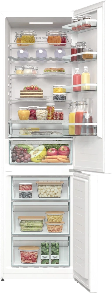 Gorenje NRK620DA2W4 fehér, alulfagyasztós, Hűtő:235L, Fagyasztó:96L, hűtőszekrény