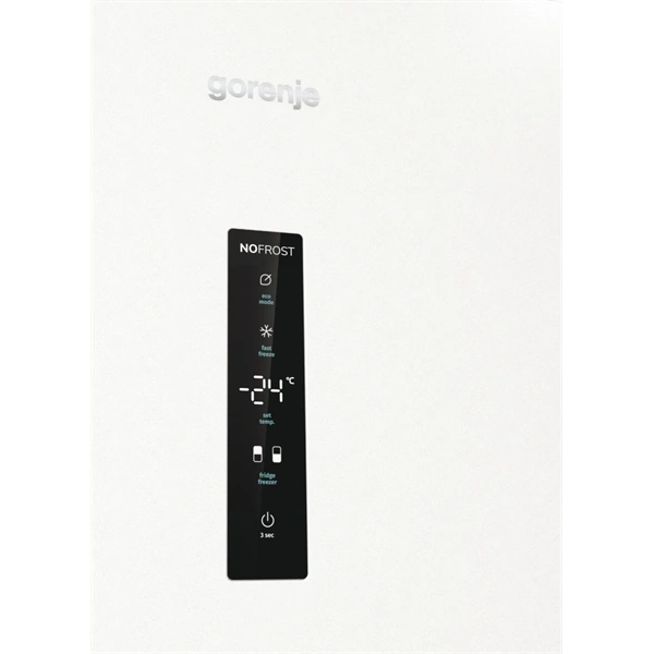 Gorenje NRK620DA2W4 fehér, alulfagyasztós, Hűtő:235L, Fagyasztó:96L, hűtőszekrény