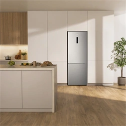 Gorenje NRK720EAXL4 szürke, alulfagyasztós, Hűtő:345L, Fagyasztó:150L, hűtőszekrény