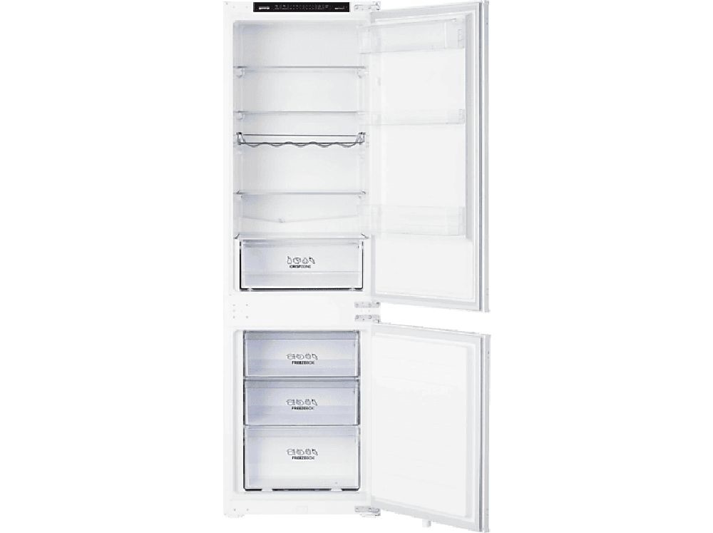 Gorenje NRKI418EP1 alulfagyasztós, beépíthető, Hűtő:183L, Fagyasztó:63L, No frost hűtőszekrény